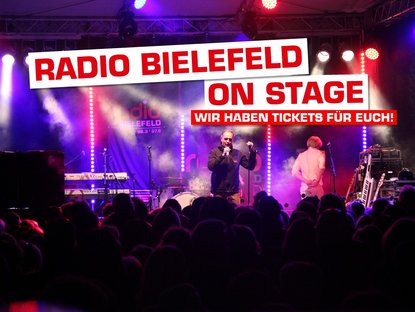 Radio Bielefeld On Stage Aktionsmotiv mit Bühne