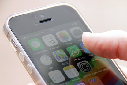 Smartphone mit WhatsApp